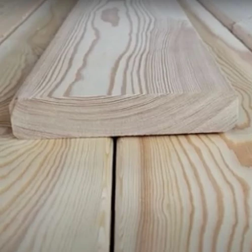 Доска террасная лиственница гладкая 28*120*4000, сорт ВС (0,48м2)